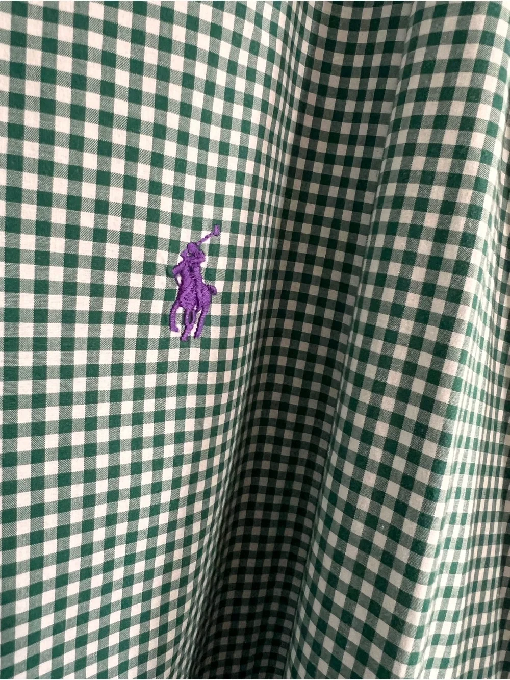 Polo Ralph Lauren 100% Cotton Stretch Button Down Green size 2XB